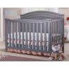 SF Home Solid Wood Convertible Crib in Grey - Toddler Bed Sold Separately