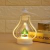 Christmas Portable LED Light Table Decor Santa Claus Snowman Xmas Elk Angel Decor Merry Christmas Lamp Christmas Tree Pendant