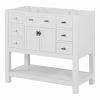 36'' Bathroom Vanity without Top Sink, White Cabinet only