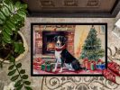 Appenzeller Sennenhund Cozy Christmas Doormat Front Door Mat Indoor Outdoor Rugs for Entryway, Non Slip Washable Low Pile, 24H X 36W