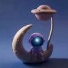 Creative Moon Astronaut Nightlight, LED Small Desk Lamp For Bedroom Decoration, Christmas Gift Modern Desk Lamp For Bedroom Decor