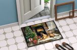 Belgian Malinois Cozy Christmas Doormat Front Door Mat Indoor Outdoor Rugs for Entryway, Non Slip Washable Low Pile, 24H X 36W