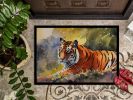 Bengal Tiger Doormat Front Door Mat Indoor Outdoor Rugs for Entryway, Non Slip Washable Low Pile, 24H X 36W