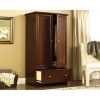 Cherry Drawer and Garment Rod Wardrobe Armoire
