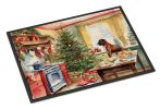 Boxer Christmas Cookies Doormat Front Door Mat Indoor Outdoor Rugs for Entryway, Non Slip Washable Low Pile, 24H X 36W