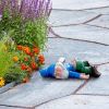 1pc Drunken Garden Gnome Statue, 5.91inch Resin Garden Gnome Crafts, Garden Decoration, Creative Garden Statue Decor